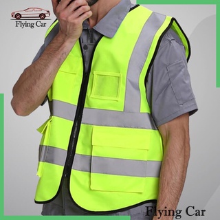Áo Vest phản quang có khả năng hiển thị cao Mặt trước - Vàng,