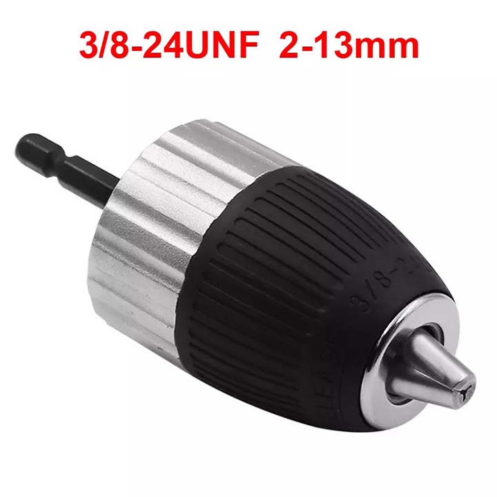 ❤️FREESHIP❤️ đầu kẹp mũi khoan 2-13mm - đầu chuyển đổi máy khoan chuôi lục giác