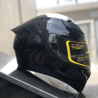 Mũ bảo hiểm fullface Royal M138b đen bóng 1 kính che mặt, size M L XL, Nam Nữ đi xe máy, Chính Hãng