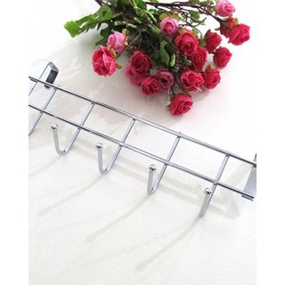 Giá treo đồ , móc inox treo đồ gắn sau tủ cánh cửa nhà tắm phòng bếp dán tường 1432
