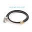 BTM SMA Nữ Sang UHF SO239 PL259 Nữ RG58 Cáp Đuôi Heo RF Đồng Trục Lắp Ráp