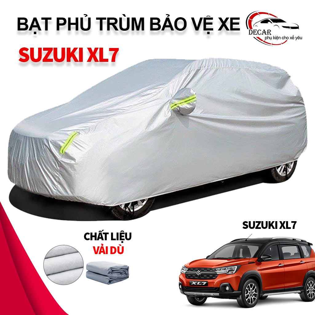 Bạt vải dù oxford bảo vệ xe ô tô, áo trùm oto chống nắng nóng, mưa cho xe SUZUKI XL7
