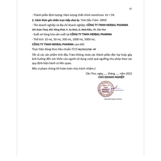 Tinh dầu Tràm ORHE chai 10 ml CHAI NHỎ GIỌT DÙNG XÔNG PHÒNG VÀ XÔNG MŨI