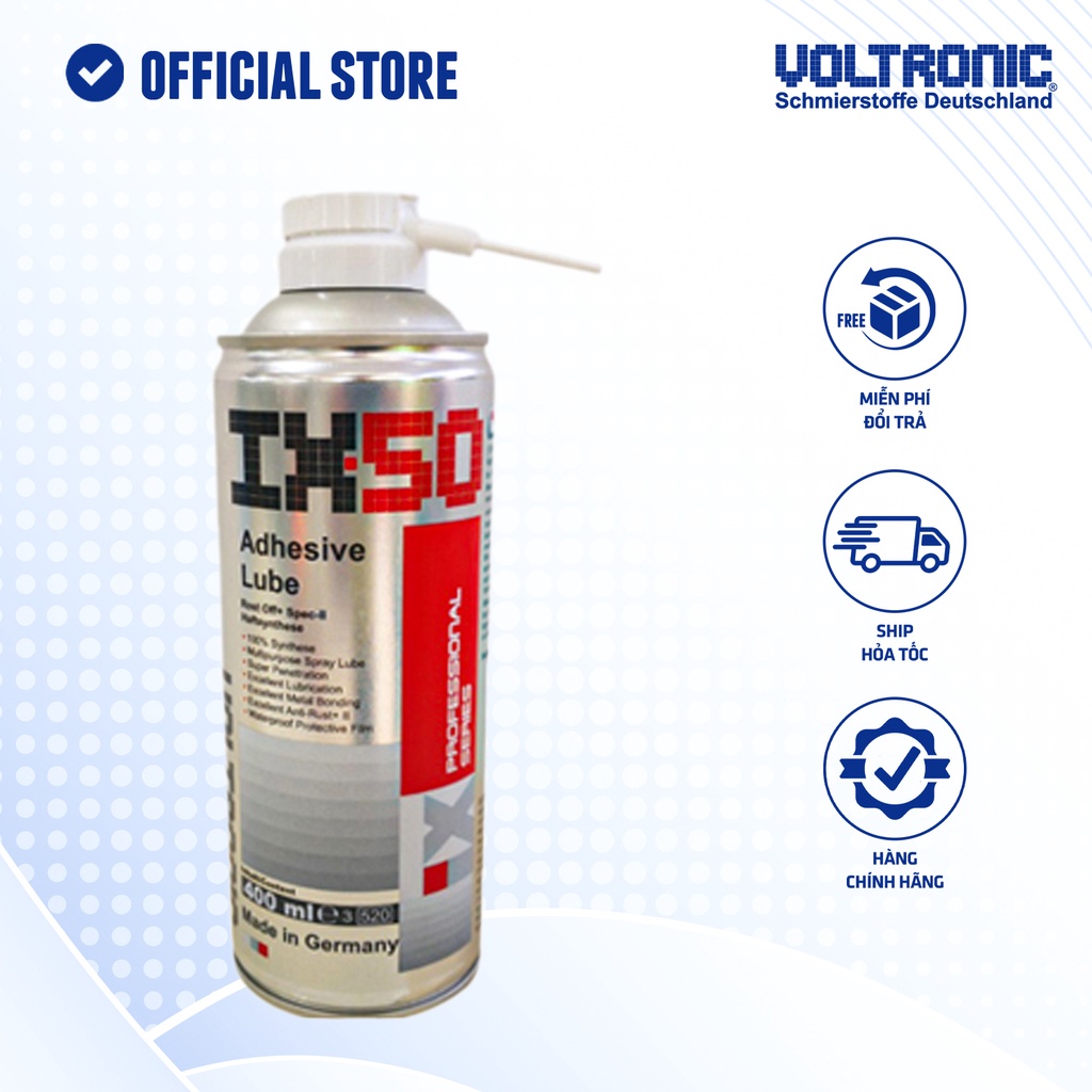 Ảnh Xịt dưỡng sên chống văng cao cấp nhập khẩu đức VOLTRONIC ix50 lube chain 1