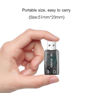 Clii USB sang 3 5mm Jack Adapter USB sang AUX Jack Thẻ âm thanh nổi ngoài
