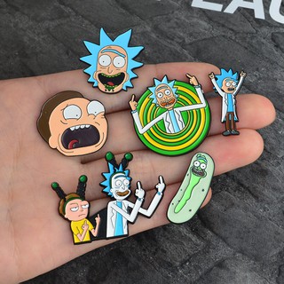 Huy Hiệu Họa Tiết Hoạt Hình Rick and Morty Vui Nhộn