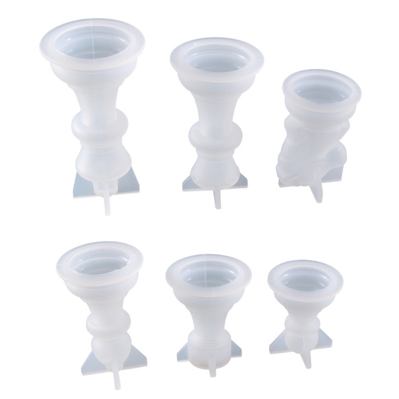 6 Khuôn silicon làm đồ trang sức hình quân cờ vua độc đáo