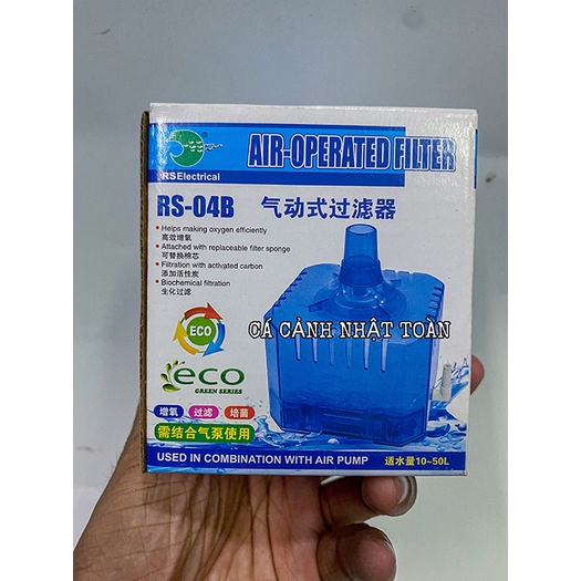 LỌC VI SINH BIO NHỰA CHO BỂ CÁ RS 04B