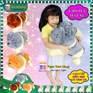 GỐI ÔM THÚ BÔNG CON CHÓ PUG MẶT XỆ CHO BÉ ÔM NGỦ - GẤU BÔNG HÌNH CON CHÓ MẶT XỆ PUG SIÊU ĐẸP