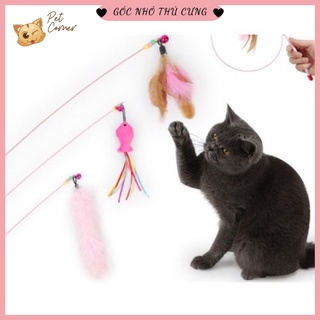 Đồ chơi cho mèo - Gậy cần câu cá cho mèo cưng