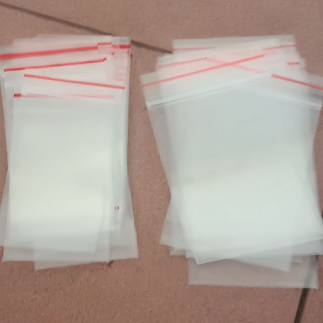 100 túi nilon kẹp ziper dai và chắc chắn | Shopee Việt Nam