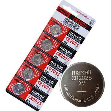 COMBO 5 VỈ 25 VIÊN PIN CR2025 MAXELL. PIN CÂN ĐIỆN TỬ MINI, MÁY TÍNH BỎ TÚI, MÁY ĐO HUYẾT ÁP V.V...