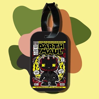 Thẻ hành lý cho túi xách balo du lịch in hình pop culture cartoon series - darth maul (nhiều màu)