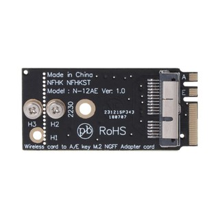 Card mạng không dây wifi tốc độ cao BCM94360CS2 BCM943224PCIEBT2 A/E Key NGFF M.2 12+6 chấu tiện lợi