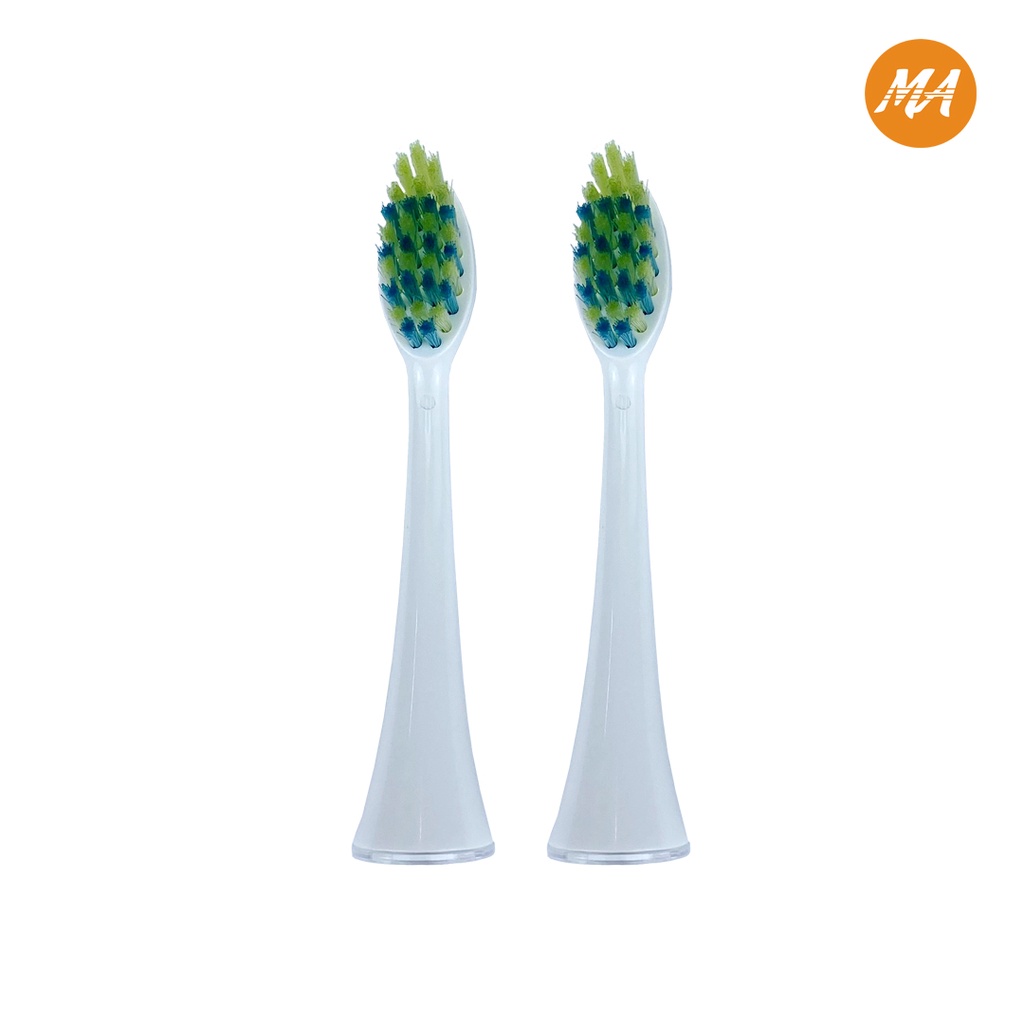 Ảnh Đầu bàn chải điện thay thế bàn chải điện MaxAir model MA004, Electric toothbrush heads, Brush head 2pcs màu trắng 2