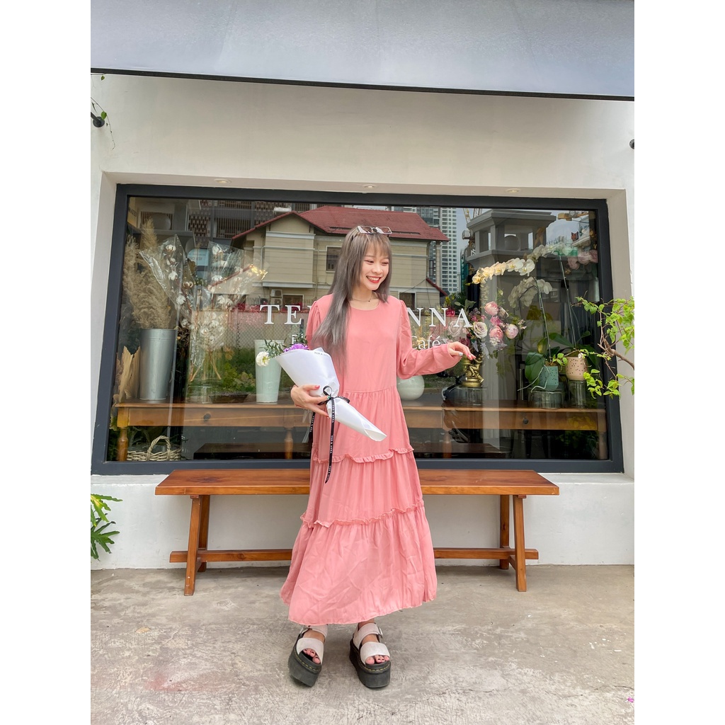 Sora Dress - Đầm nữ dáng dài nhiều tầng - Remmus.vn