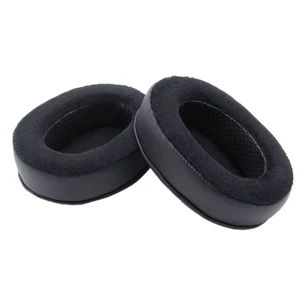Earpad Memory Foam - Black PU Velour - Thích hợp cho tai nghe lớn trên tai