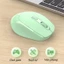 Chuột không dây Bluetooth, USB 2.4G chống ồn, DPI 1600, chế độ kép wireless usb 2.4Ghz, bluetooth