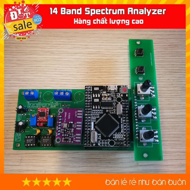 Bộ điều Khiển Nháy Nhạc 14 Band Spectrum Analyzer Shopee Việt Nam