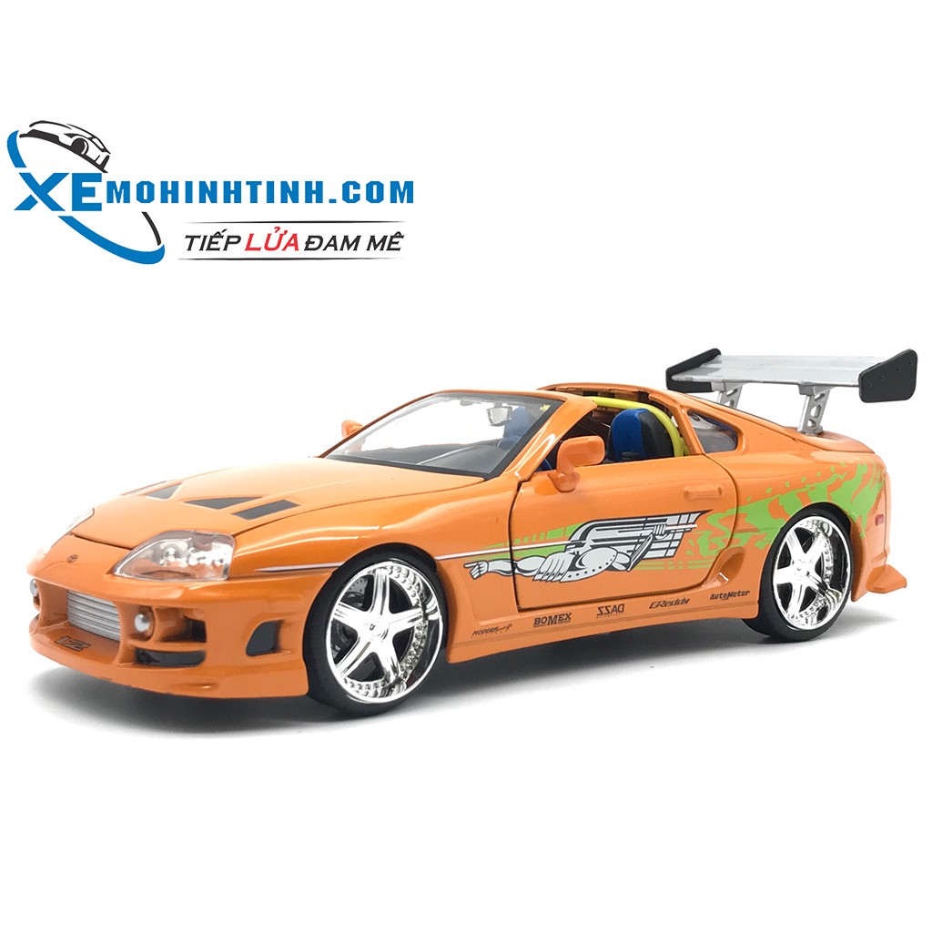 Xe mô hình Brian’S Toyota Supra 1:24 (Cam) | Shopee Việt Nam