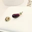 Nút Cài Cúc Himhip Họa Tiết Hình Trái Cà Tím Dễ Thương 0.7x2cm