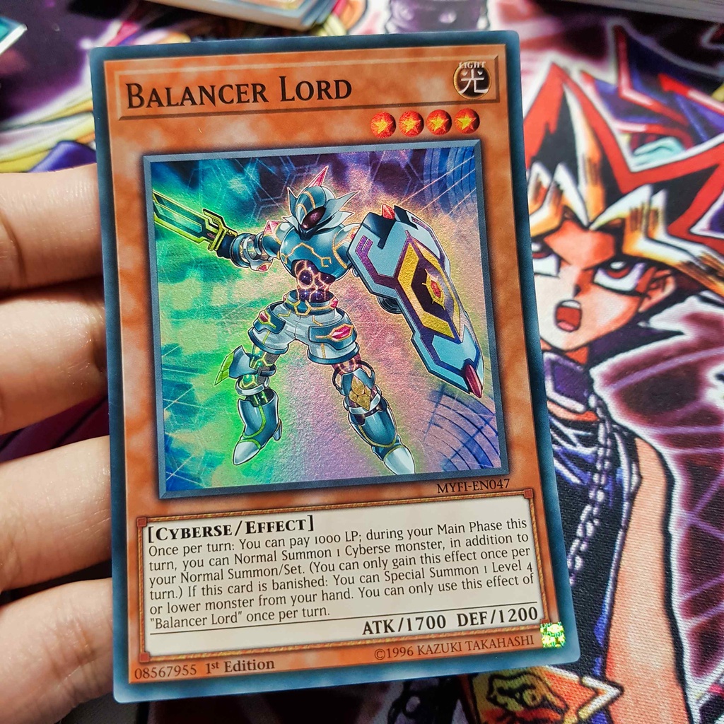 Thẻ bài Yugioh chính hãng | Balancer Lord | MYFI Super Rare | Shopee ...
