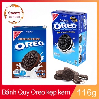 Bánh Quy Oreo Nhân Kem Socola Và Vani 116g