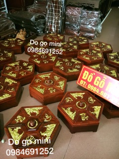 Khay dung banh mut go huong
