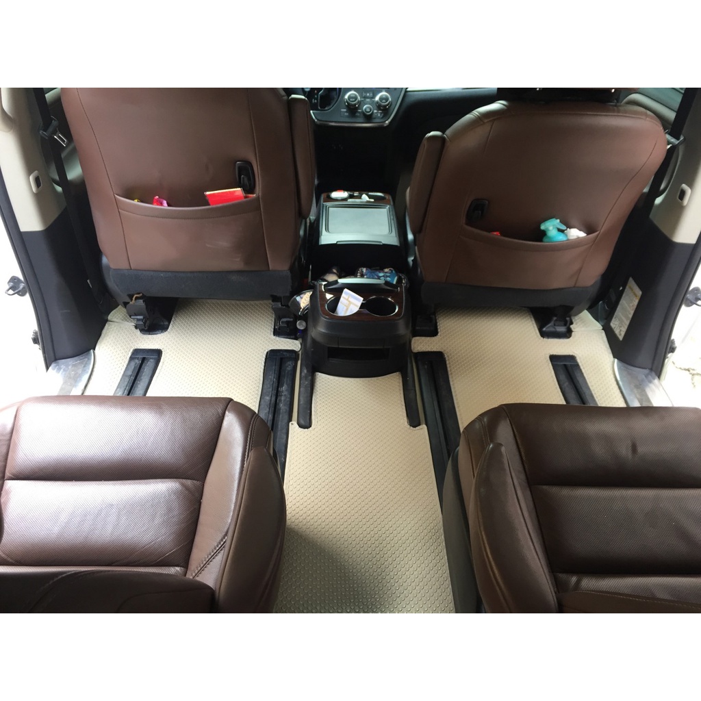 Thảm lót ô tô KATA cho xe Toyota Sienna XL30 (2012 - 2020) - Khít với sàn, Chống trơn, Không mùi, Không ẩm mốc