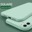 Ốp điện thoại silicon mềm màu trơn thích hợp cho Iphone 12 Mini 11 Pro Max Se 2 2020 Xs Xr X Xs Max