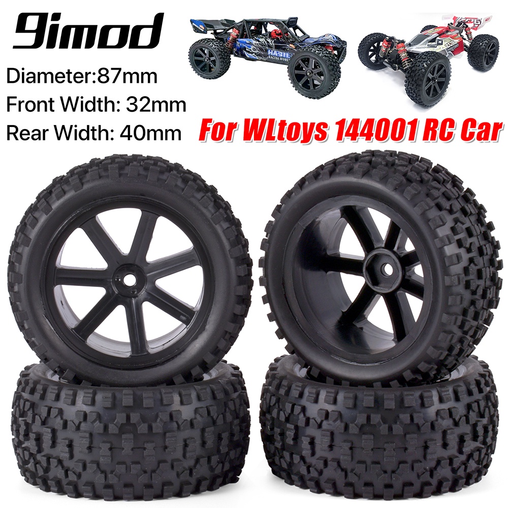 RC Car Wheels and Tires for 144001 124019 12428 124017 124016 124018