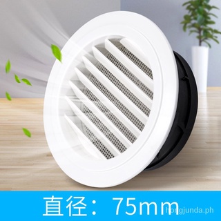 Có Thể Điều Chỉnh Thông Gió Bao Tròn Ống Trần Lỗ Tường Abs Lỗ Thông Khí Lưới Tản Nhiệt Louver Nhà Bếp Tắm Cửa Thoát Khí Fres