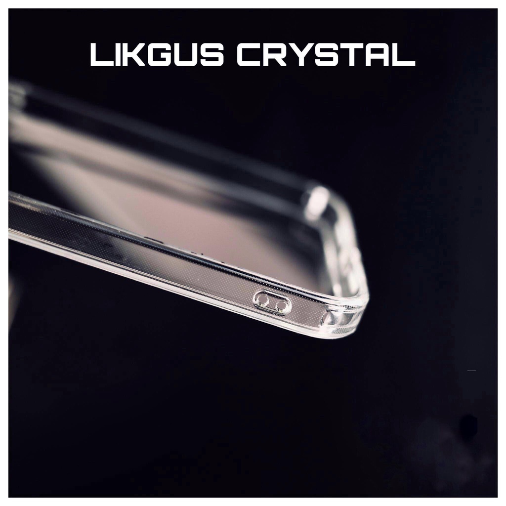 Ốp LIKGUS trong suốt viền vuông dẻo lưng kính bất tử cho iphone 17/16/15/14/13/12/11/pro/promax/plus/air