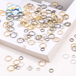 Khoen Móc Xoắn Kép 2 Vòng Làm Phụ Kiện Handmde, Làm Móc Khóa Các Loại - Bi & Bin Handmade Shop