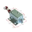 Shas Dc12V 0 4 A Khóa Điện Từ Điện Từ Cửa Mini Ngăn Kéo Lưỡi Xuống