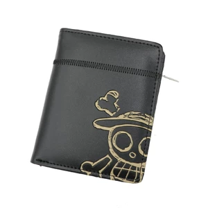 Ví đựng tiền bằng da PU họa tiết Anime One Piece Monkey D Luffy