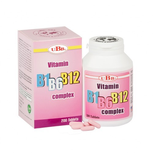 Ubb® Vitamin B1 B6 B12 Complex Hỗ Trợ Phòng Ngừa Các Trường Hợp Suy Nhược Cơ Thể Cơ Thể Mệt