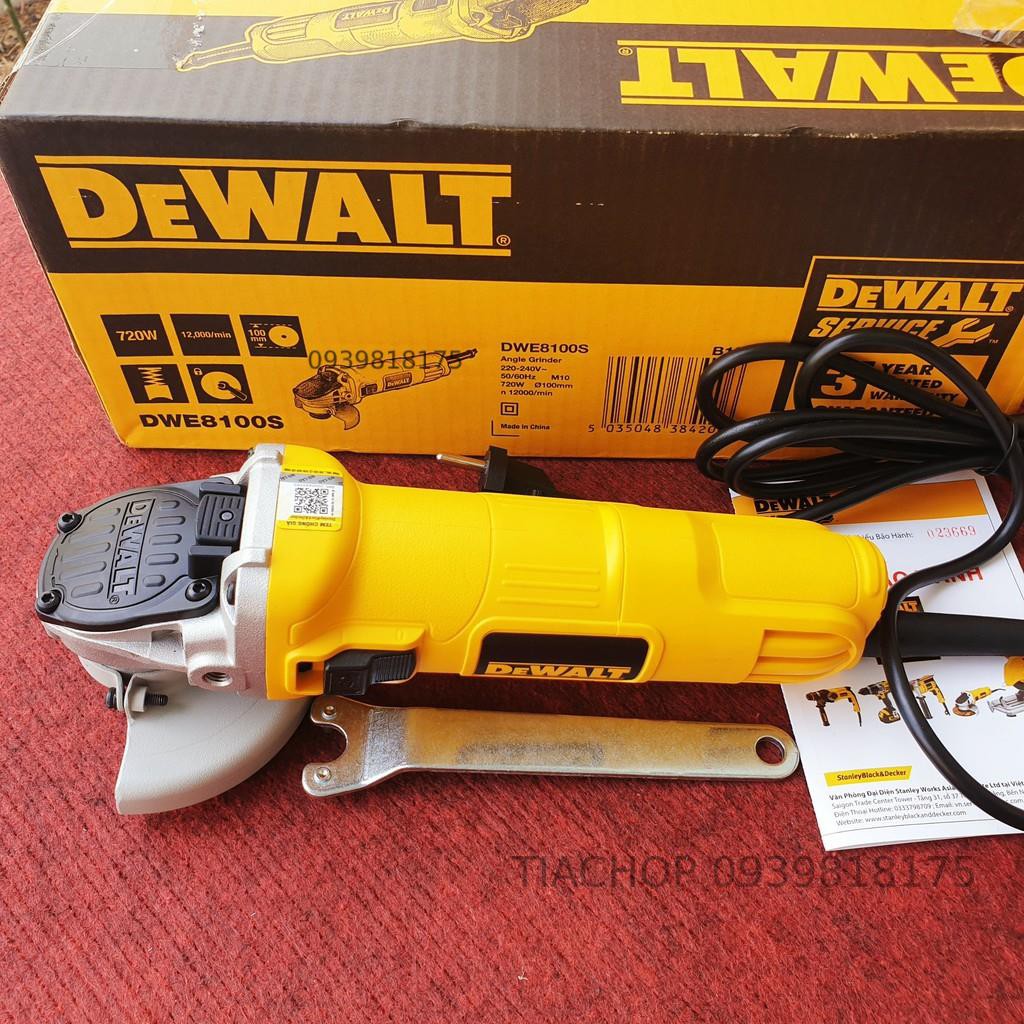 Máy Mài Góc Dewalt DWE8100S Công Tắc Trượt / DWE8100T Công Tắc đuôi ...