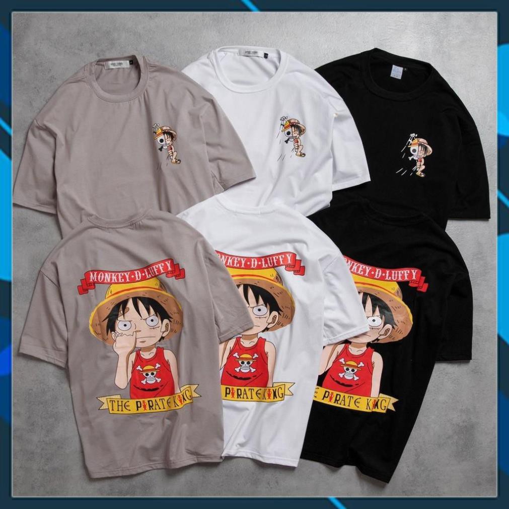 SALE 50%- Áo THUN LUFFY MŨ RƠM V2 | Shopee Việt Nam