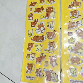 Hình dán foam nổi gấu và mèo
