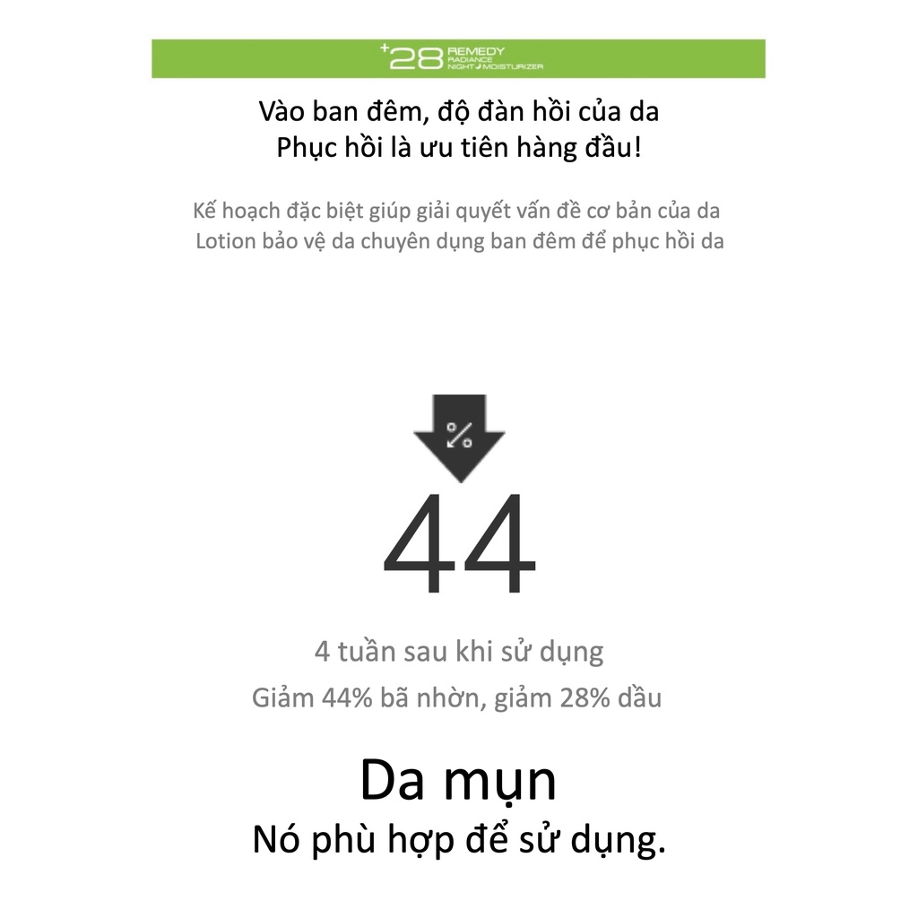 Tinh Chất Phục Hồi Và Tái Tạo Da NoTS 28Remedy Intensive Serum 35ml