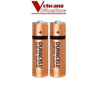 Pin AA Duracell Alkaline 1.5V Vỉ 2 viên dung lượng cao chống chảy - Hàng chính hãng