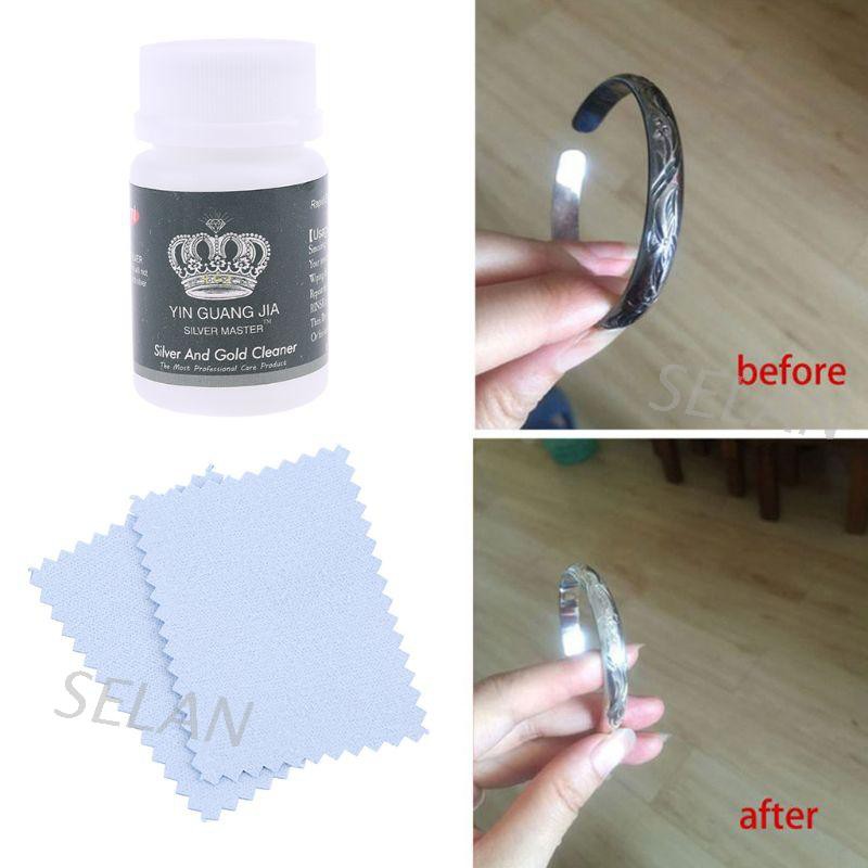 Chất tẩy rửa đánh bóng trang sức xi mạ vàng/ bạc chuyên dụng 40ml