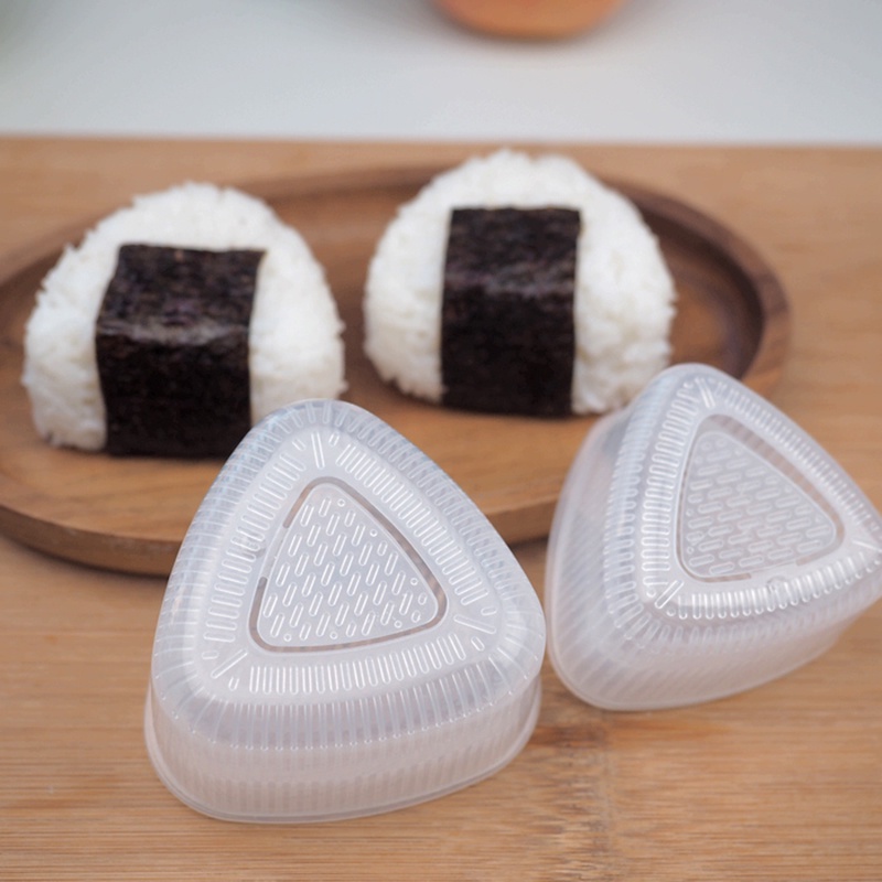 1 Khuôn làm cơm nắm Sushi hình tam giác bằng nhựa DIY