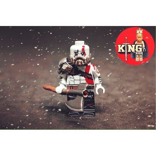 LEGO Minifigure Custom God Of War 4 Kratos Shopee Vi t Nam