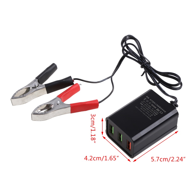 Tẩu Sạc Nhanh 3 Cổng USB Nama QC3.0 12V-24V