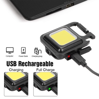 [Mua 1 Tặng 2] Đèn Pin Làm Việc 800 Lumens / Đèn LED COB Mini Có Móc Khóa Di Động Ngoài Trời