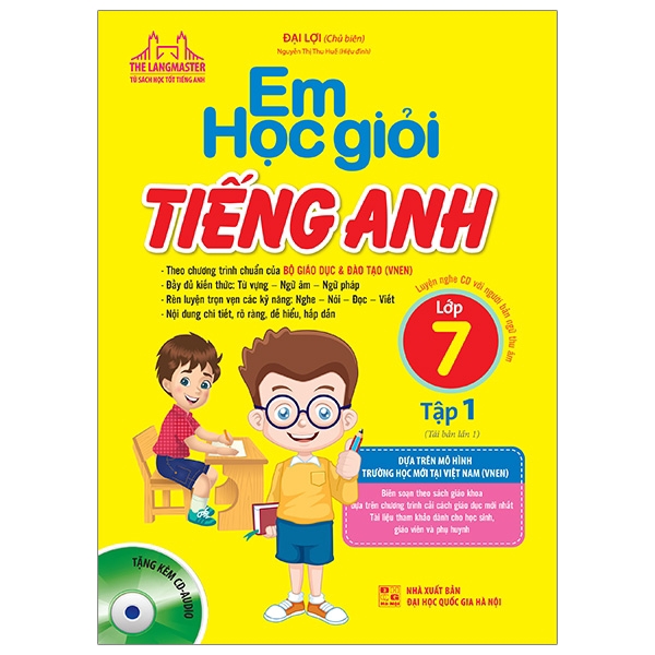 Sách - The Langmaster - Em Học Giỏi Tiếng Anh Lớp 7 Tập 1 (Tái Bản 2019 ...