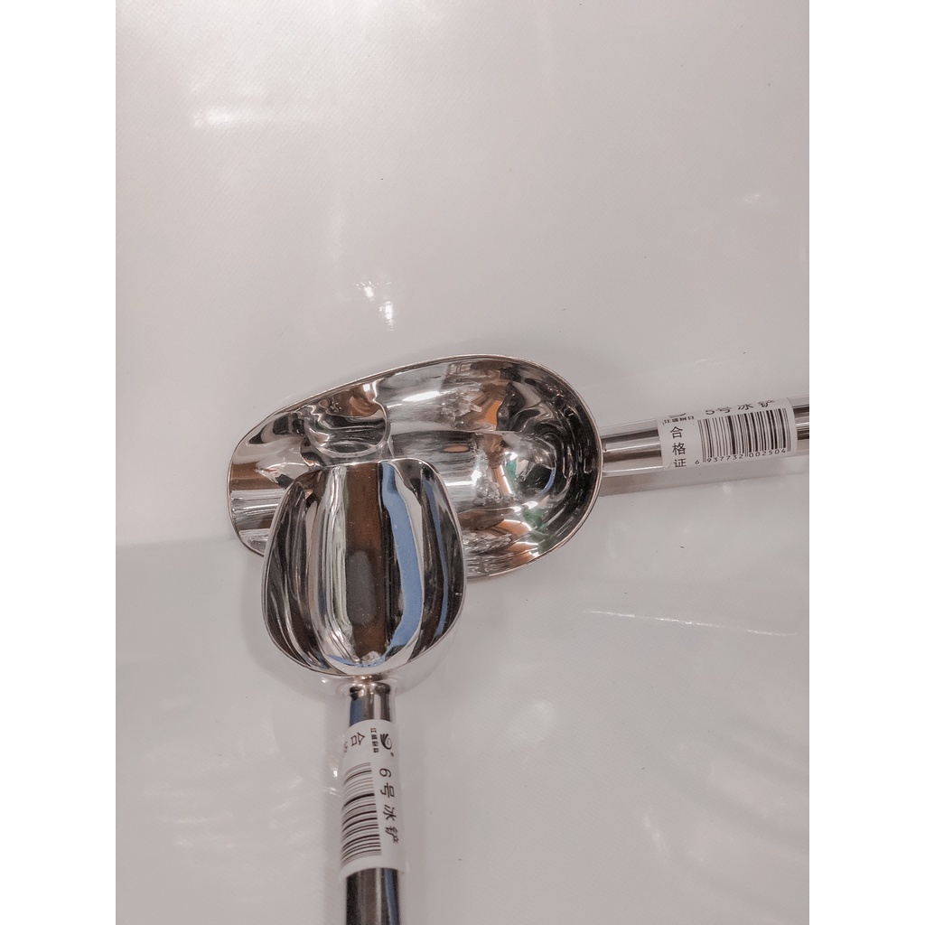 Dụng Cụ xúc đá, xẻng xúc đá ,xúc gạo inox 304 cao cấp sáng bóng có nhiều size