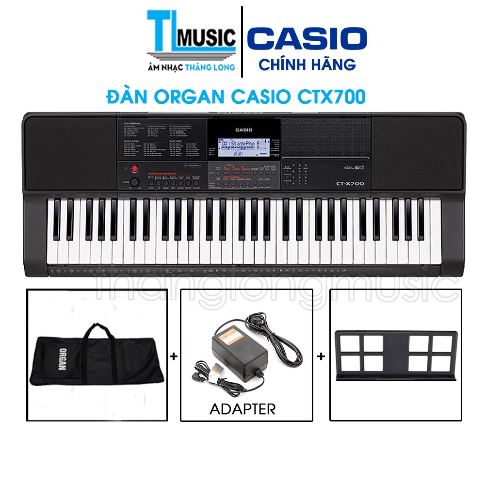 [Chính Hãng] Casio CTX700 Đàn Organ (Keyboard) 61 Phím Casio CTX 700